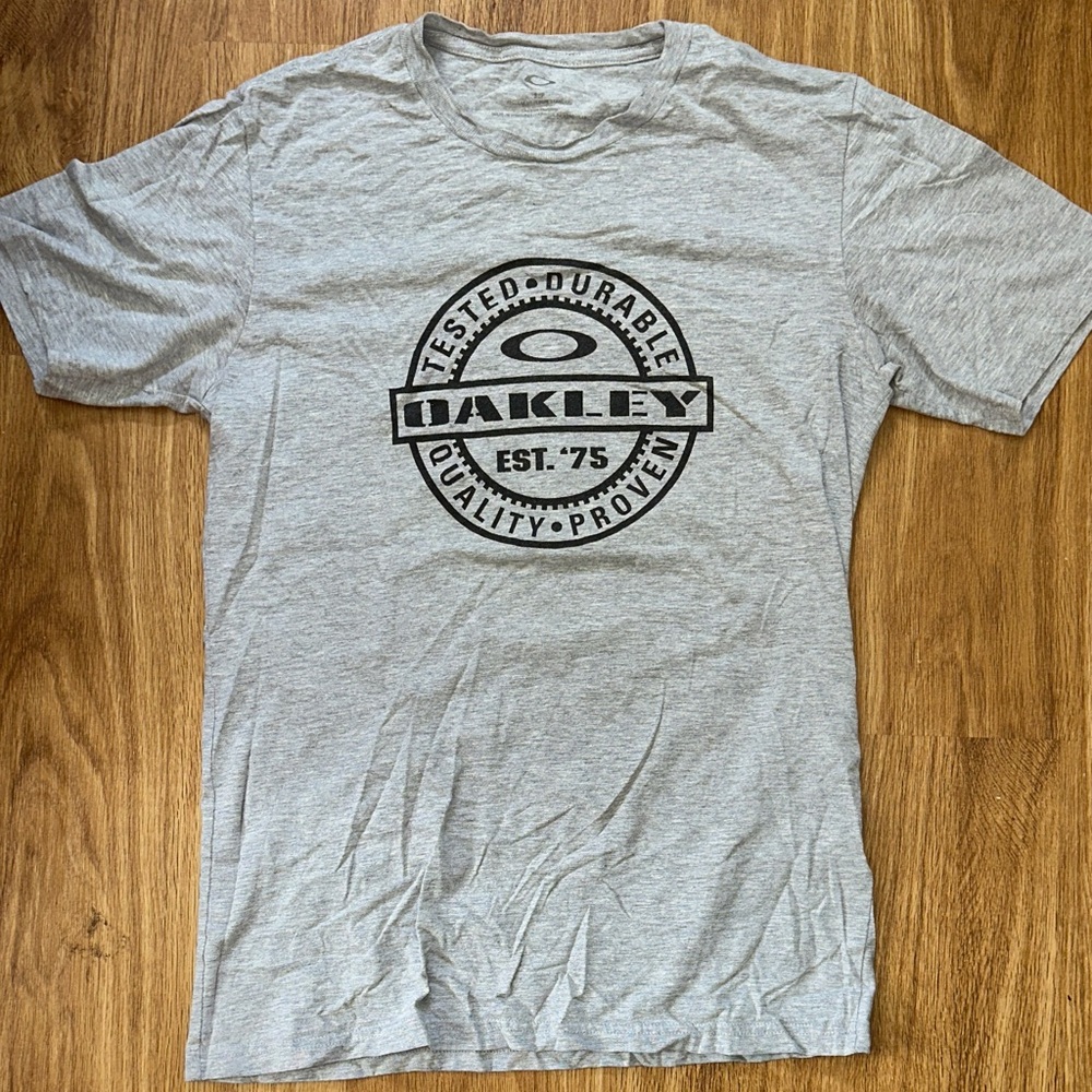 Oakley Light Gray Graphic Tee